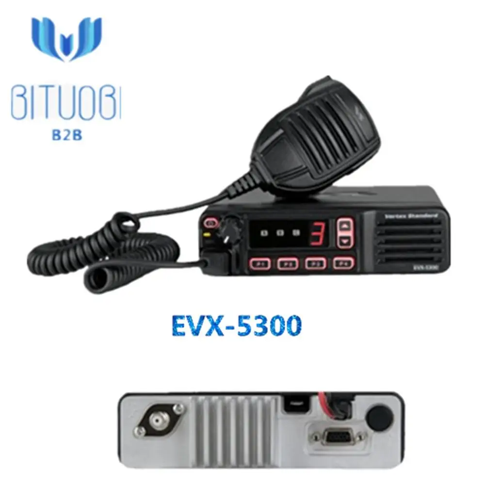 EVX-5300 DMR цифровое радио 403-470 МГц 45 Вт транспортное средство Mouted Mobil walkie talkie с 8 каналами