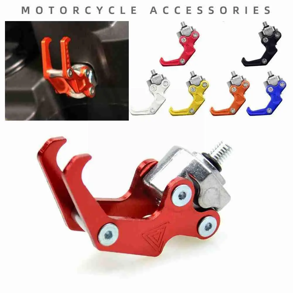 

Helmet Hanger Hook Aluminum Alloy Universal Holder Hook Helmet Color Motorcycle Bottle Bag Carry Random Hanger G6E4