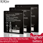 Мобильный телефон Аккумулятор для Asus Zenfone Max M1 M2 Pro M1Go 4 4,5 5 TVCV ZB602KL X00TDB X00TDE Batery C11P1706 B11P1602 B11P1510