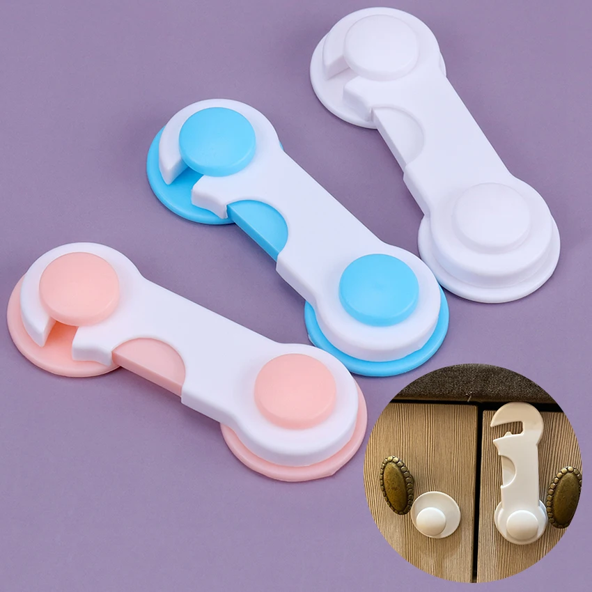 5PCS Baby Drawer Lock Child Security For Cabinet Refrigerator Closet Protect Lock Home Toddler Safety Protector