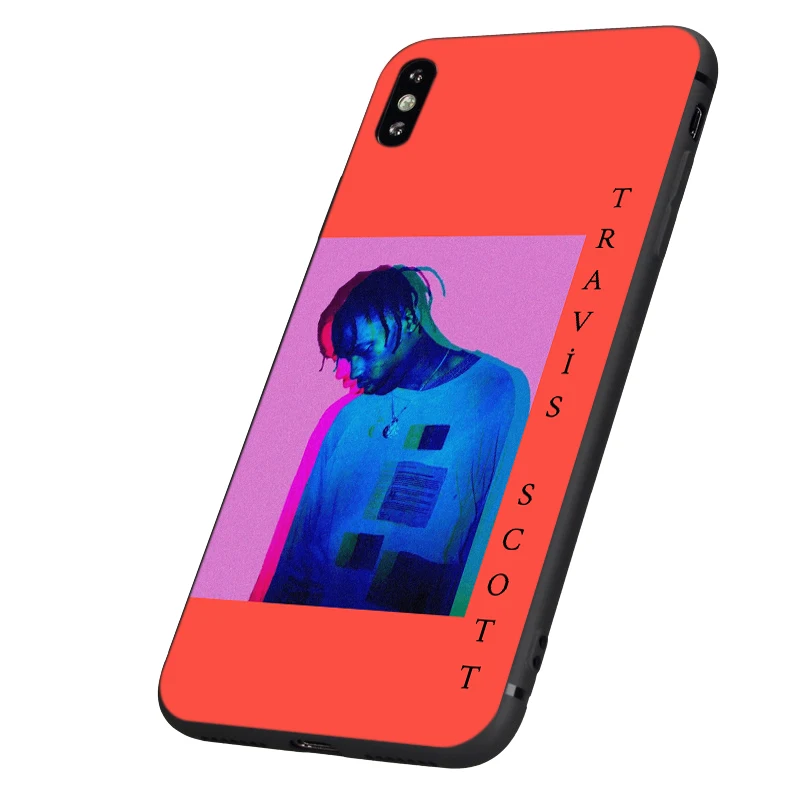 Черный чехол ТПУ для iphone 5 5s se 6 6s 7 8 plus x 10 чехол силиконовый чехол для iphone XR XS 11 pro MAX чехол Трэвиса Скотта astroworld