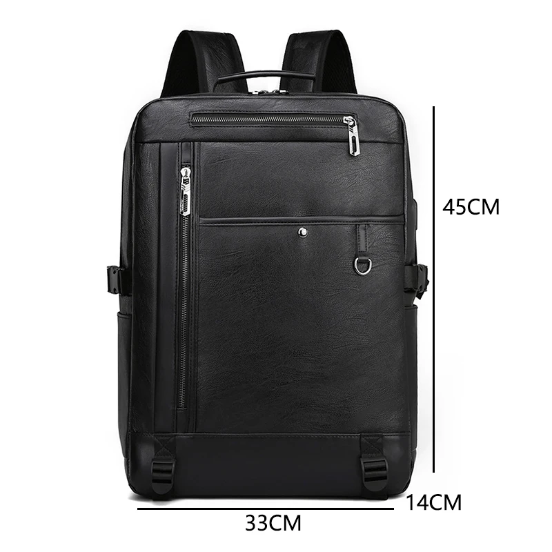 Мужской винтажный рюкзак с USB-зарядкой | Багаж и сумки