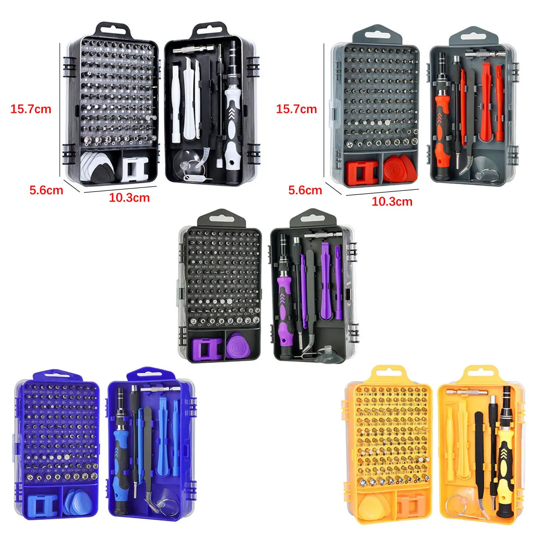 

Screwdriver Set 115 In 1 Magnetic Torx Phillips Screw Bits Kit With Electrical Screwdrivers Wrench Repair Phone PC Tools