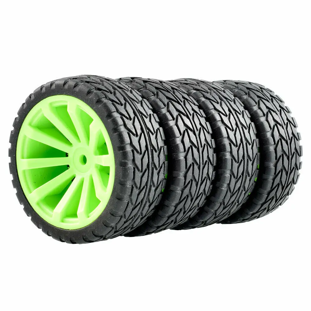 RC 601 6017 плоские гоночные шины колеса смещение: 6 мм 4 шт для HSP HPI 1:10 на дороге