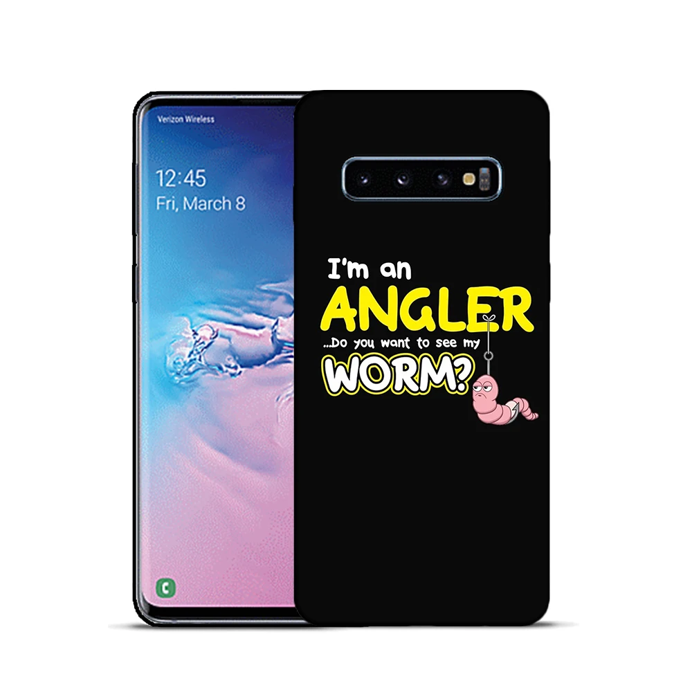 Милый мультяшный чехол с изображением утки рыбы червя для Samsung Galaxy S20 Plus Ultra 5G S10E S7