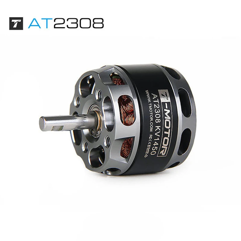 T-MOTOR Long Shaft AT2308 KV1450 KV2600 Outer Rotor BRUSHLESS MOTOR for FPV racing fixed wing rc drone