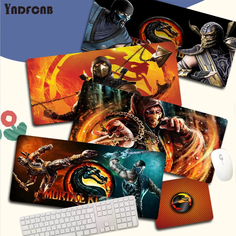 

YNDFCNB Mortal Kombat Simple Design Office Mice Gamer Soft Mouse Pad Size for for Cs Go LOL Game Player PC Computer Laptop