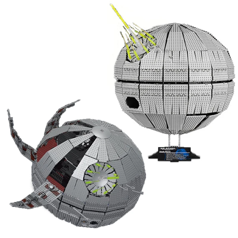 

Строительные блоки Mold KING 21034 Звездный Корабль игрушки UCS Death Star совместимые с 75159 знаменитыми фильмами серии строительные блоки для детей Под...