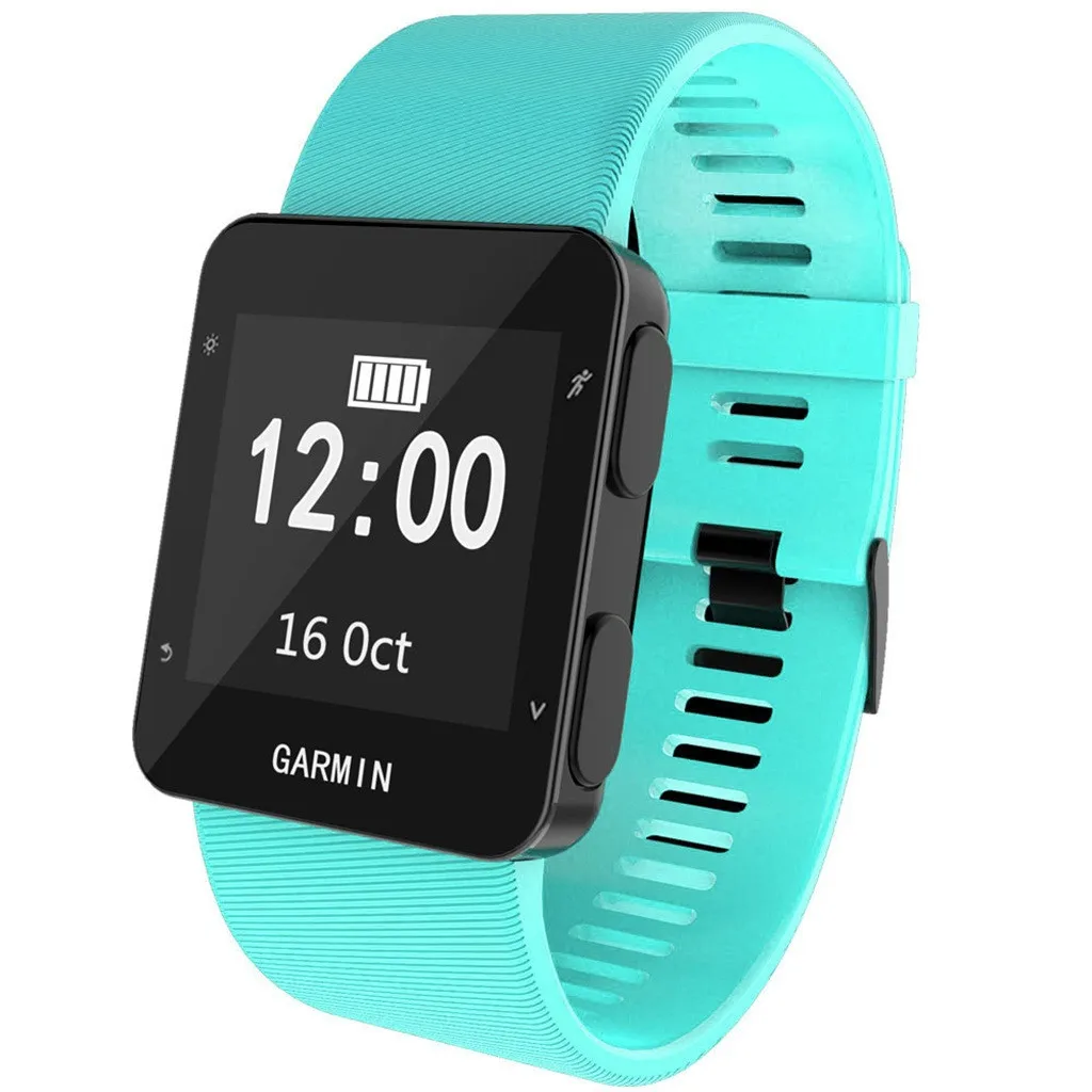 Спортивный силиконовый сменный Браслет с ремешком для Garmin Forerunner 30 35 Смарт часы браслет аксессуары#923