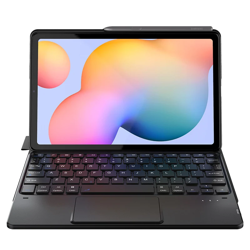 

Tablets Keyboard Cover For Samsung Galaxy Tab S6 Lite S6 Magnetic Stand Wireless Bluetooth Keyboard Case For Galaxy Tab S6