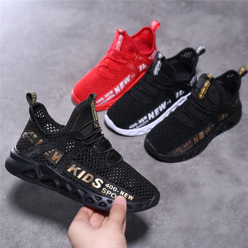 Детские кроссовки для бега легкие дышащие мальчиков и девочек 26-38 | Спорт