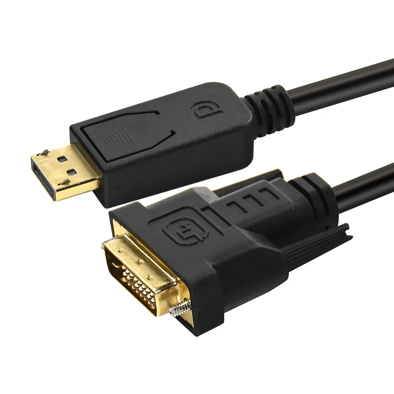 Cabletime порт дисплея DP к DVI кабель штекер-штекер Соединительный адаптер 1080P 3D для HDTV