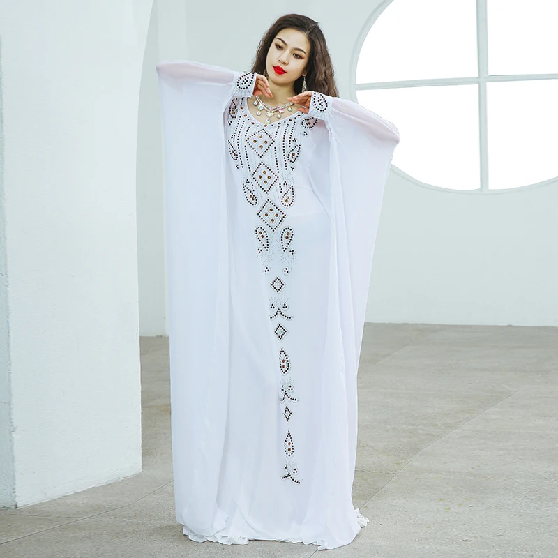 Женский костюм для танца живота, длинное платье-юбка для восточных танцев