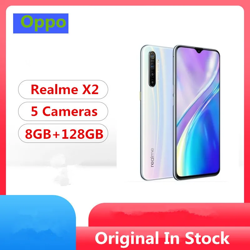 Оригинальный Realme X2 мобильный телефон Snapdragon 730G Android 9 0 6 4 &quotSuper Amoled 8 Гб Оперативная