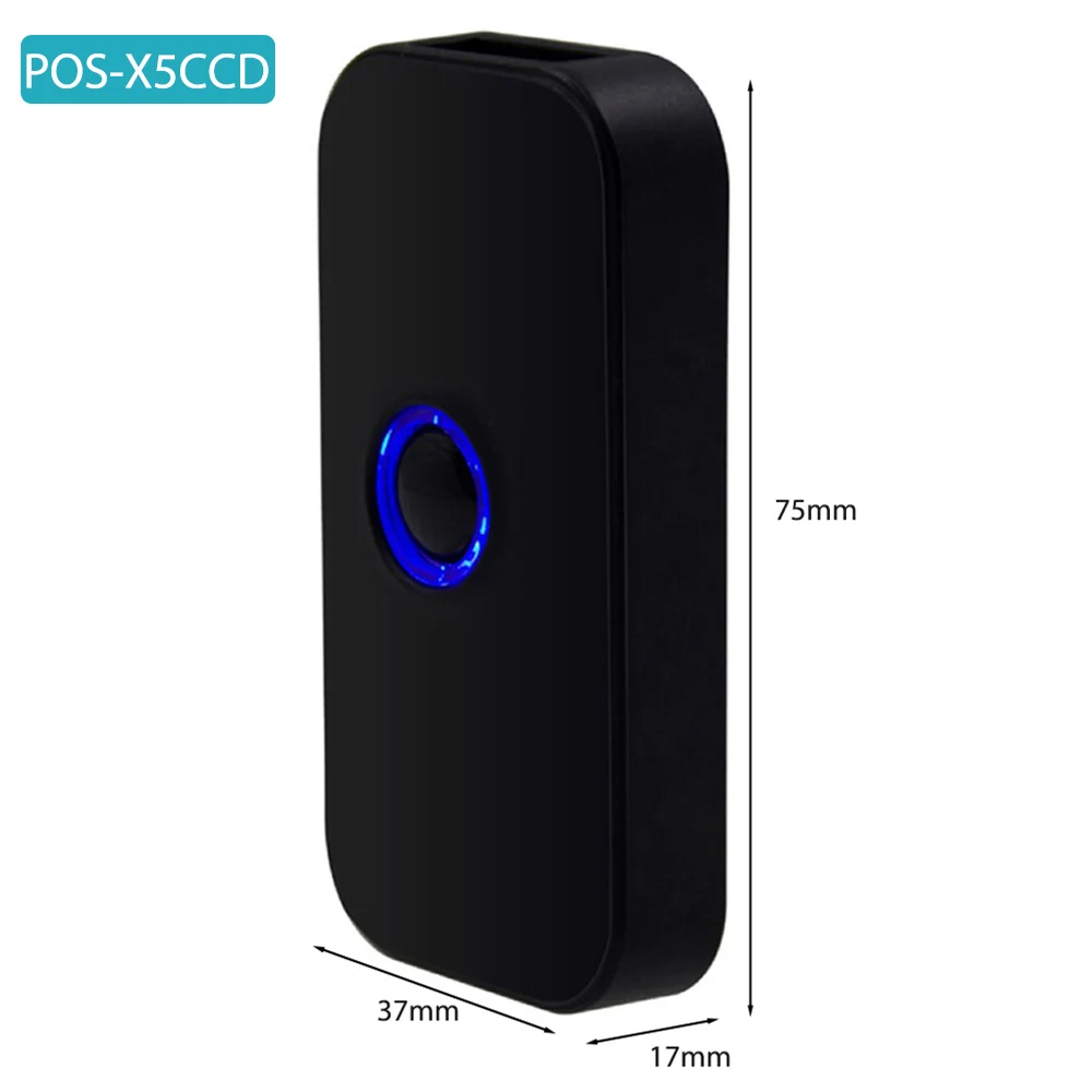 

X5 Wireless Scanner Bluetooth 1D/2D/QR Bar Code Reader for Supermarket Express Single Barcode Warehouse