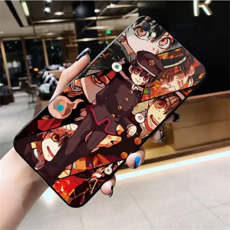 Аниме Чехол Hanako-kun для унитаза черный мягкий чехол телефона Vivo Y91c Y17 Y51 Y67 Y55 Y93 Y81S Y19