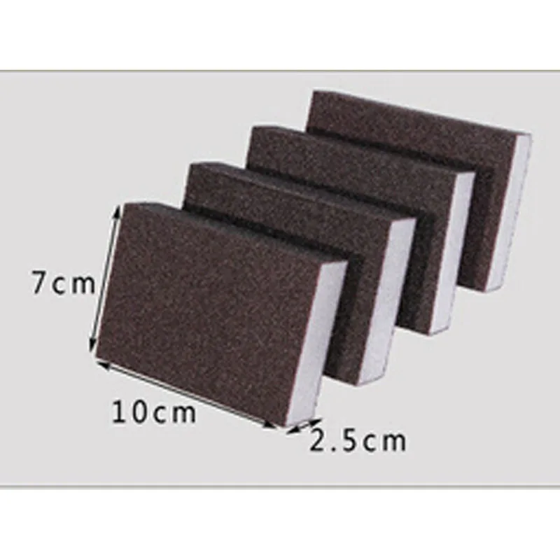 1pcs Sponge Microfiber Napkins Cleaning Swab towel Clean For The Kitchen Magic Rub Pot Rust Stains 100*70*25mm|Чистящие салфетки| |