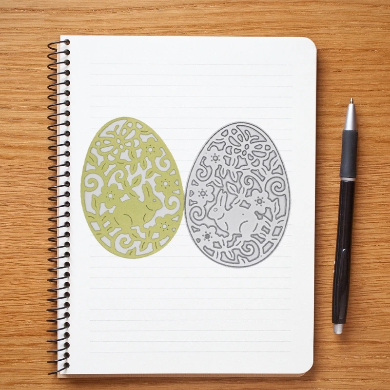 

Easter Eggs Bunny Metal Cutting Dies Stencil Scrapbooking DIY Album Stamp Paper 95AA