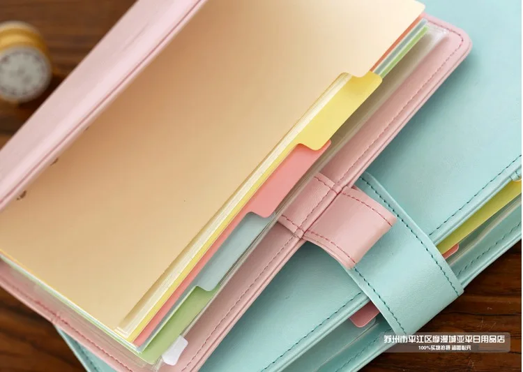 Разделитель на спирали для блокнота формата A5 A6 сменный Планер страниц