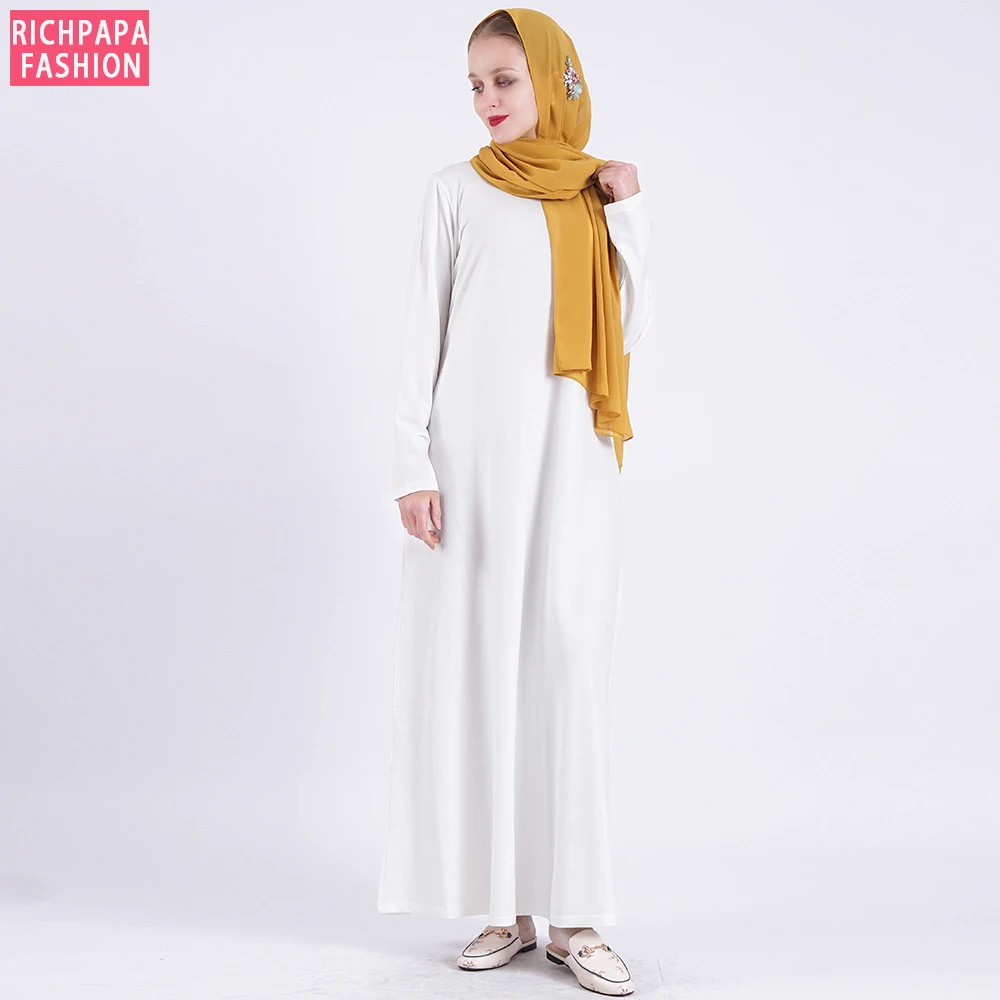 Арабская абайя Дубайский хиджаб мусульманское платье малайзийские турецкие