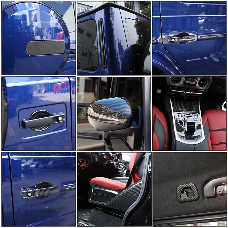 Для Mercedes-Benz New G-Class G350 G500 G63 2019-2020 натуральное углеродное волокно W463 модификация