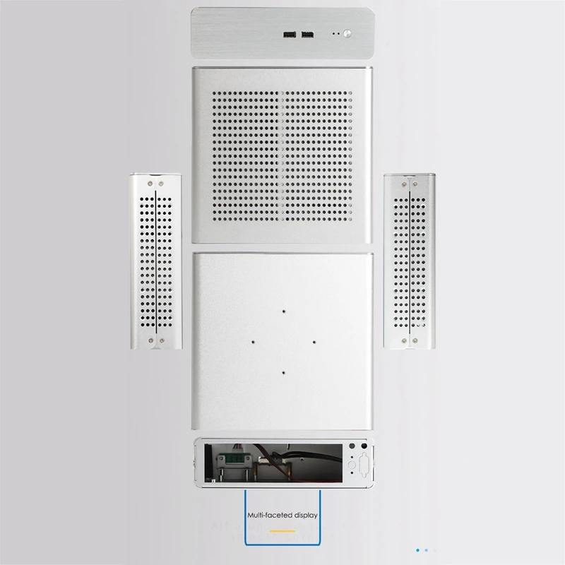 

G60S All-Aluminum USB2.0 ITX Chassis MINI Computer Plug for Desktop