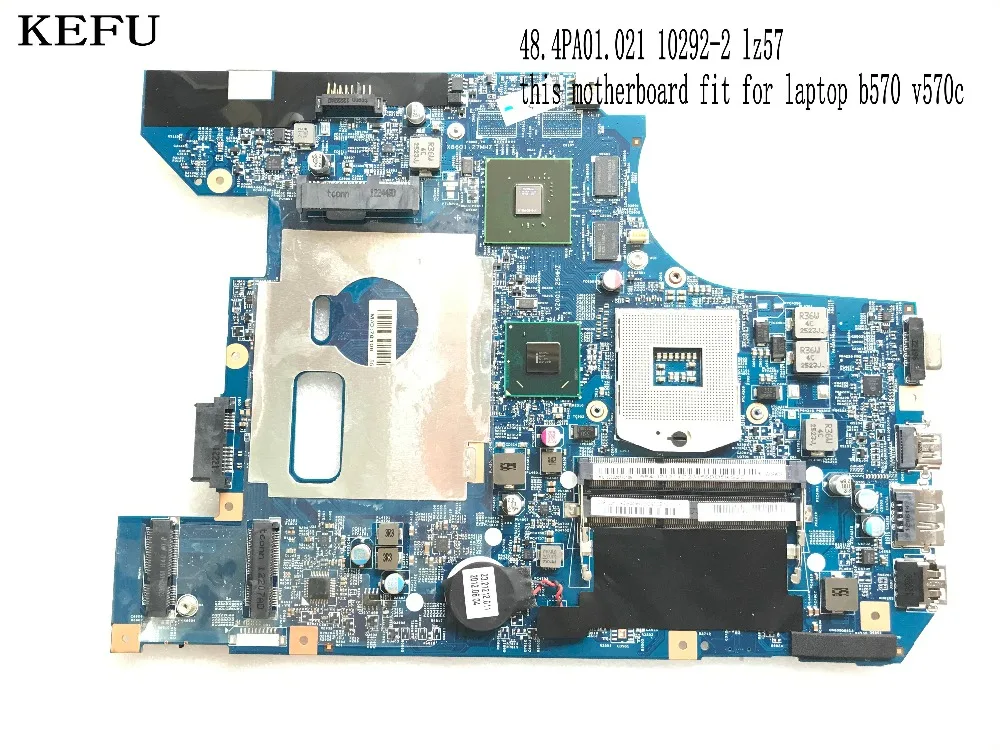 KEFU, сток, 102920-2 48.4PA01.021 LZ57 MB материнская плата для ноутбука lenovo B570 V570C материнская плата для ноутбука,(с видеочипом