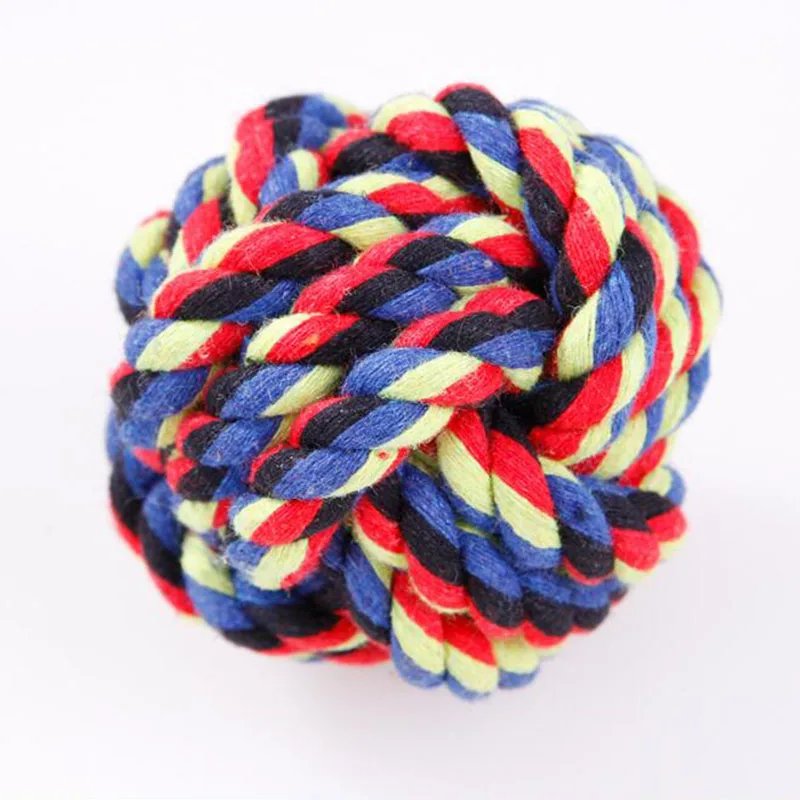 Игрушки для собак грызунок щенков хлопковая веревка прорезывания зубов уход за