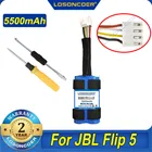 100% Оригинальный LOSONCOER 5500 мАч, SUN-INTE-152 Динамик Батарея 1INR1966-2,ID1060-B для JBL Flip 5 Flip5 JBLFLIP5WHTAM