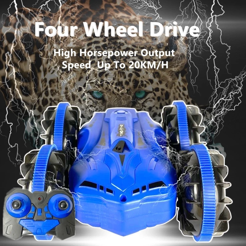 RC амфибия автомобиль 4WD водонепроницаемый 360 градусов флип внедорожный мульти