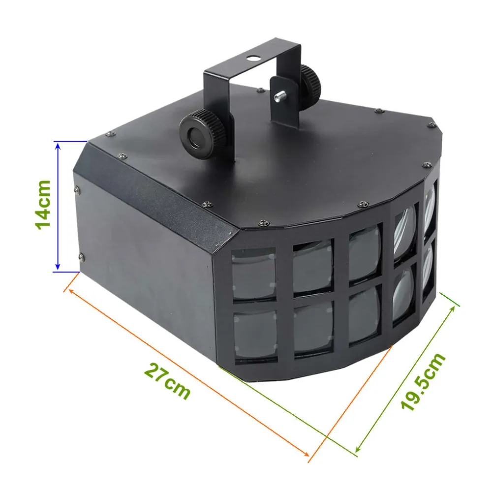Home DJ Party Show Stage Effect Lighting LED Disco Projector Dot Lights Professional Beam Moving Ray Light DMX 20W Double RGBW|party disco|stage