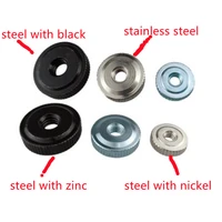 2 10pcs m2 m2 5 m3 m4 m5 m6 m8 m19 steel with black zinc nickel stainless steel small step hand tighten nuts knurled thumb nuts