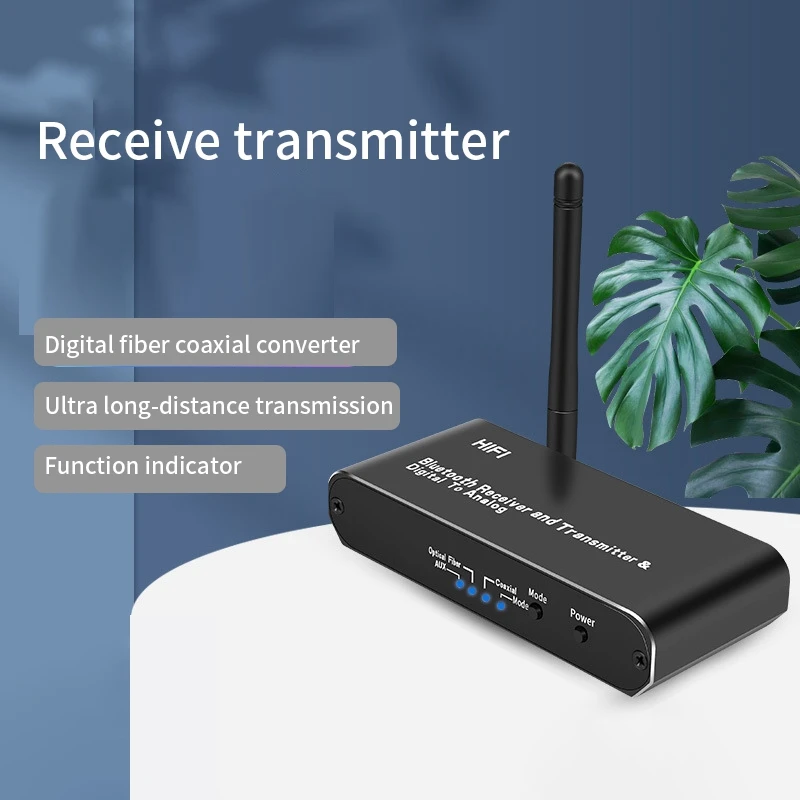 Цифро-аналоговый аудиопреобразователь DAC коаксиальное волокно Bluetooth 5 0