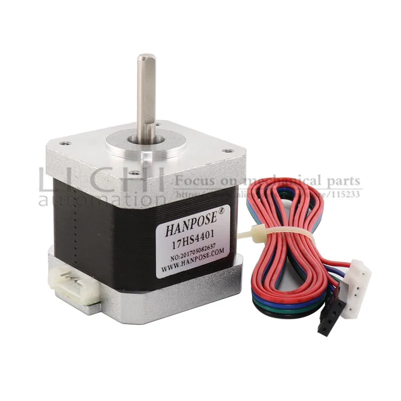 17HS4401 шаговый двигатель 40 мм 1.7A 12V Nema17 шаговый двигатель 42bygh 4-свинец ЧПУ RepRap 3D-принтеры