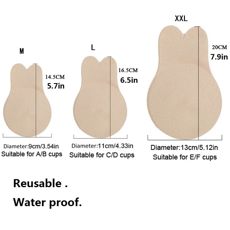 

Reusable Women Breast Petals Lift Nipple Cover Invisible Petal Adhesive Strapless Backless Stick on Bra Silicone Breast Stickers