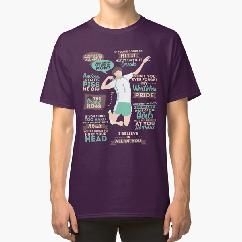 

The Grand King T-Shirt Oikawa Tooru Toru Tōru Haikyuu Haikyu Hq Quotes Quote