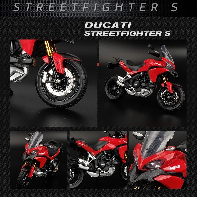 1:12 Ducati-1200S Multistrada MTS Sports Литая модель мотоцикла из сплава коллекция искусственных