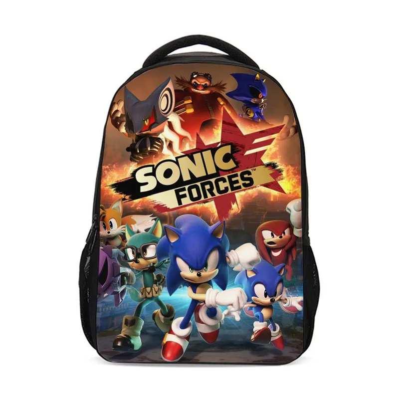 Рюкзаки для мальчиков и девочек с рисунком Аниме Соник Ежик 3D печать рюкзак