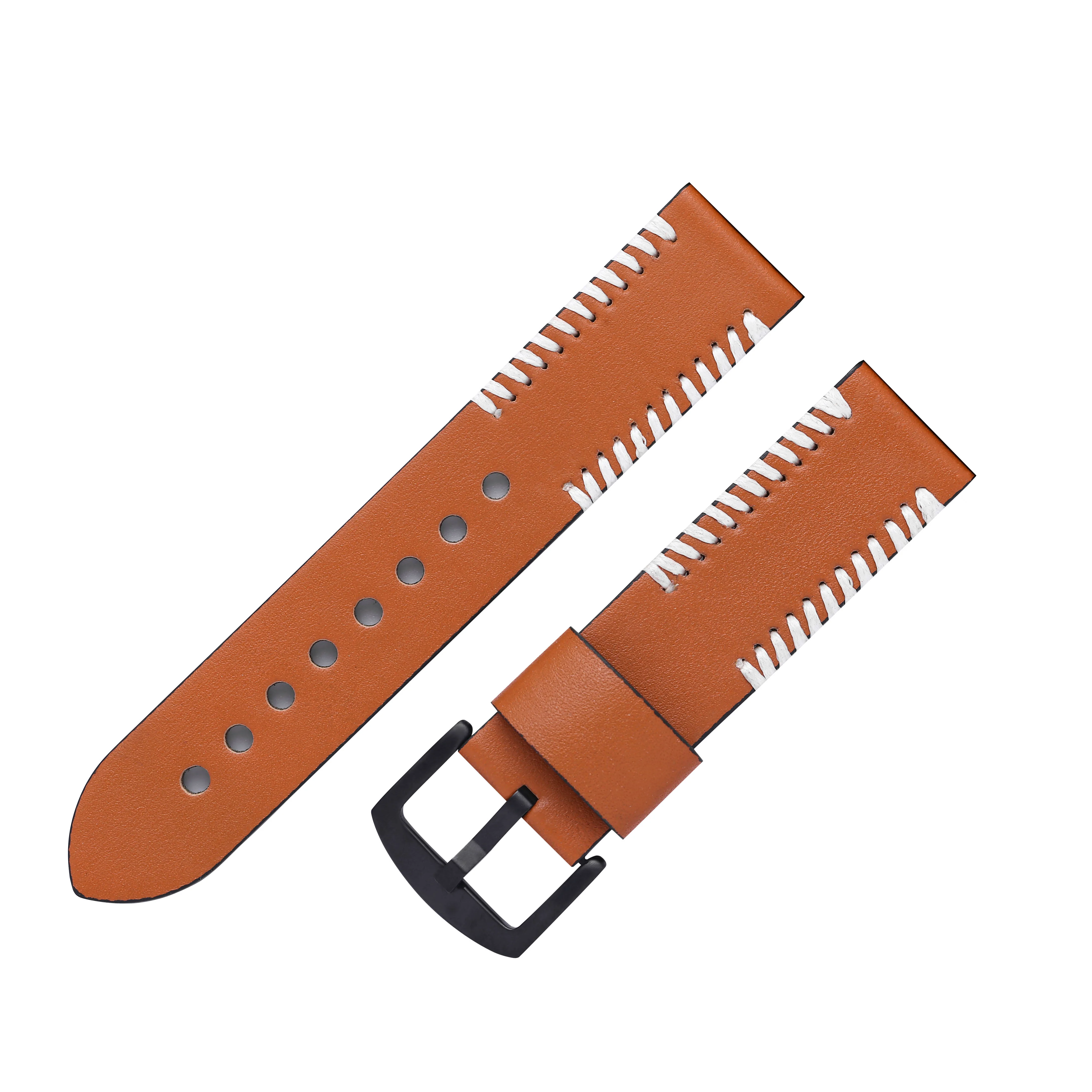 Leather Watchband For Huawei GT2 Watch Band Quick Release 22mm Leather Watch Strap For Samsung Gear S3 Watch Leather Strap Belt