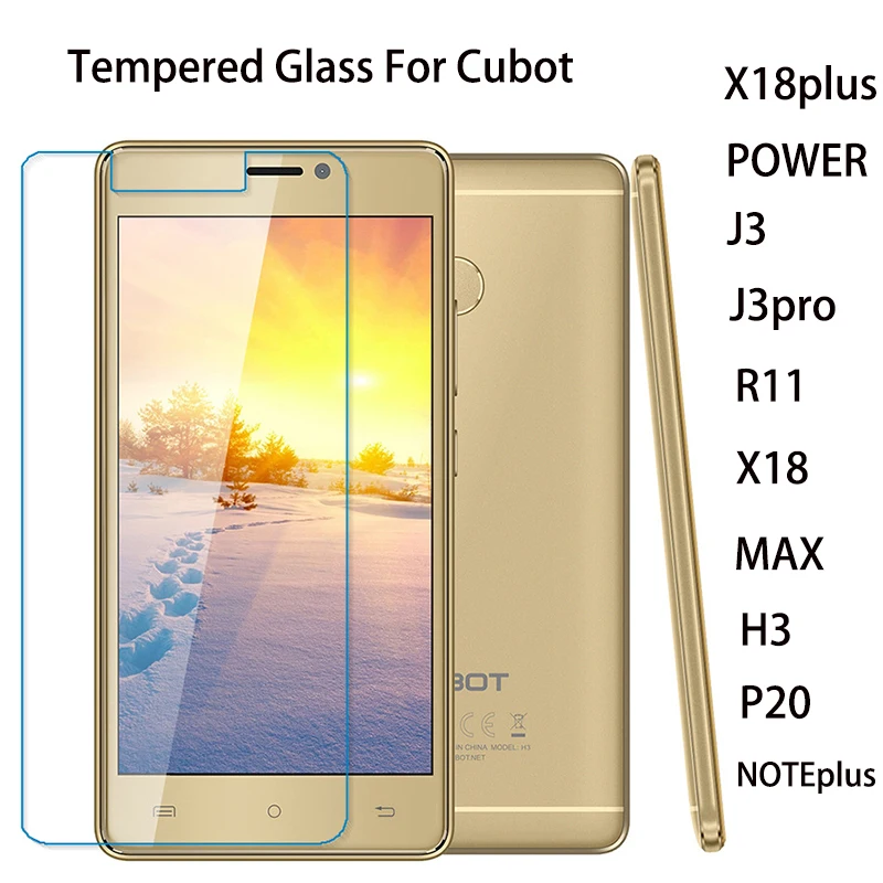 

Cubot Phone Glass For Cubot P20 X18 H3 J3 X18 Plus J3 Pro R11 PowerMAX Note Plus Screen Protector Tempered Glass Explosion Proof