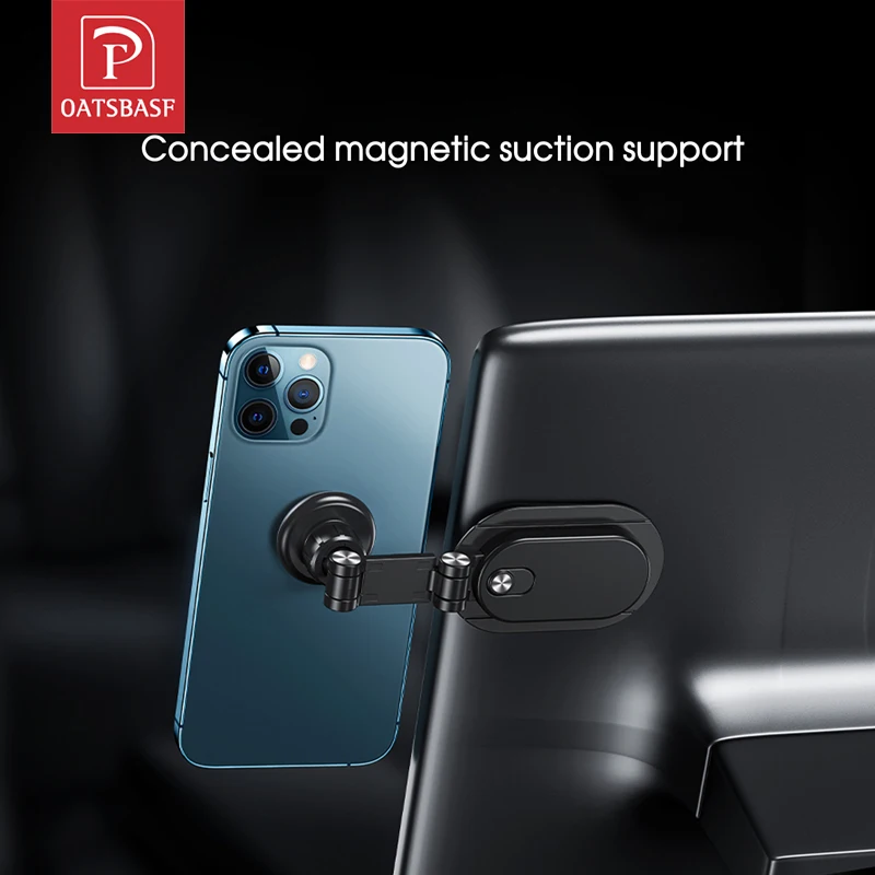 

Oatsbasf Adjustable Multi Screen Phone Holder Support Laptop Dual Monitor Display Connect Phone Stand Magnetic Telescopic Holder