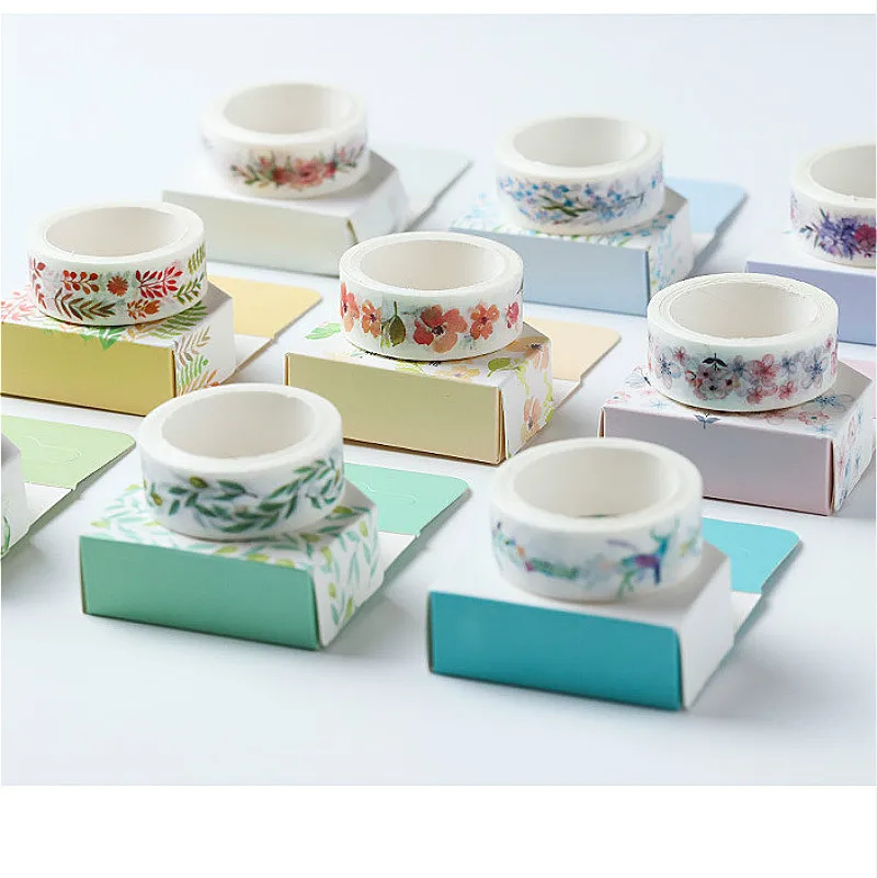 

A Reel of Kawaii Washi Masking Tape Japanese Diy Delicate Kawaii Petal Animal Flower Masking Tapes Scrapbooking Sticker