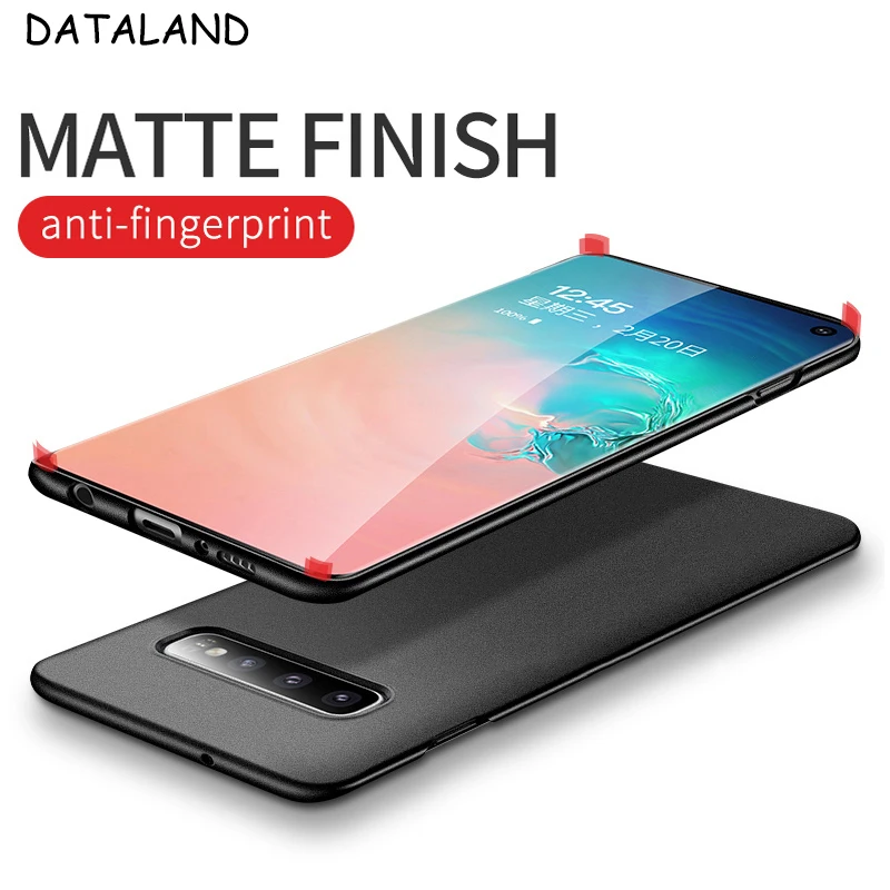Ультратонкий матовый жесткий чехол-накладка для Samsung Galaxy S10 E Plus Lite | Мобильные