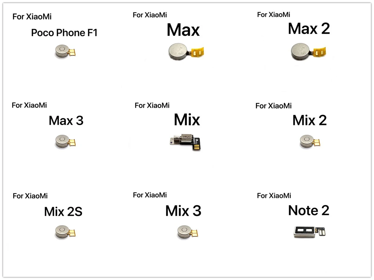 

Гибкий ленточный кабель с вибрационным модулем для XiaoMi Poco F1 Max Max2 Max3 Mix Mix2 Mix2s Mix3 Note2 Note3