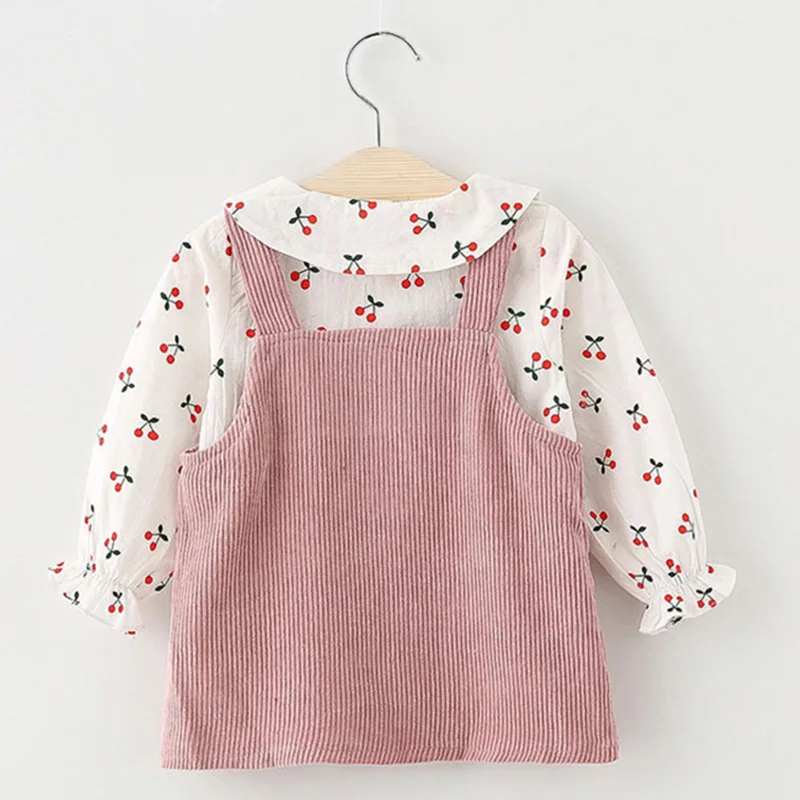 2019 г. Модная вишня платье для маленьких девочек vestido Infantil/Вечерние платья