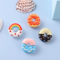 4kinds donuts enamel pin cute lovely brooches accessories hat backpack lapel pin gifts for dessert lover