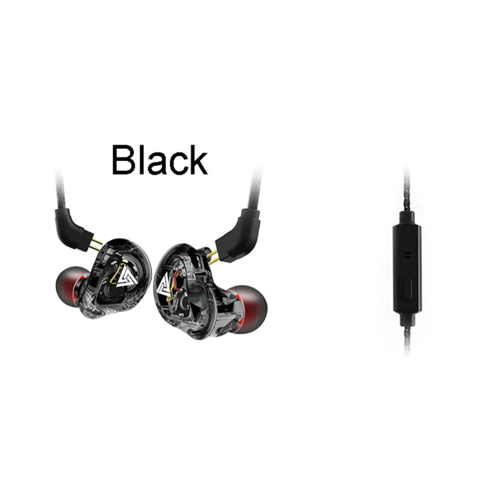 Новое прибытие QKZ VK1 HIFI тяжелый бас шумоподавление Стерео Съемный проводной наушник-вкладыш