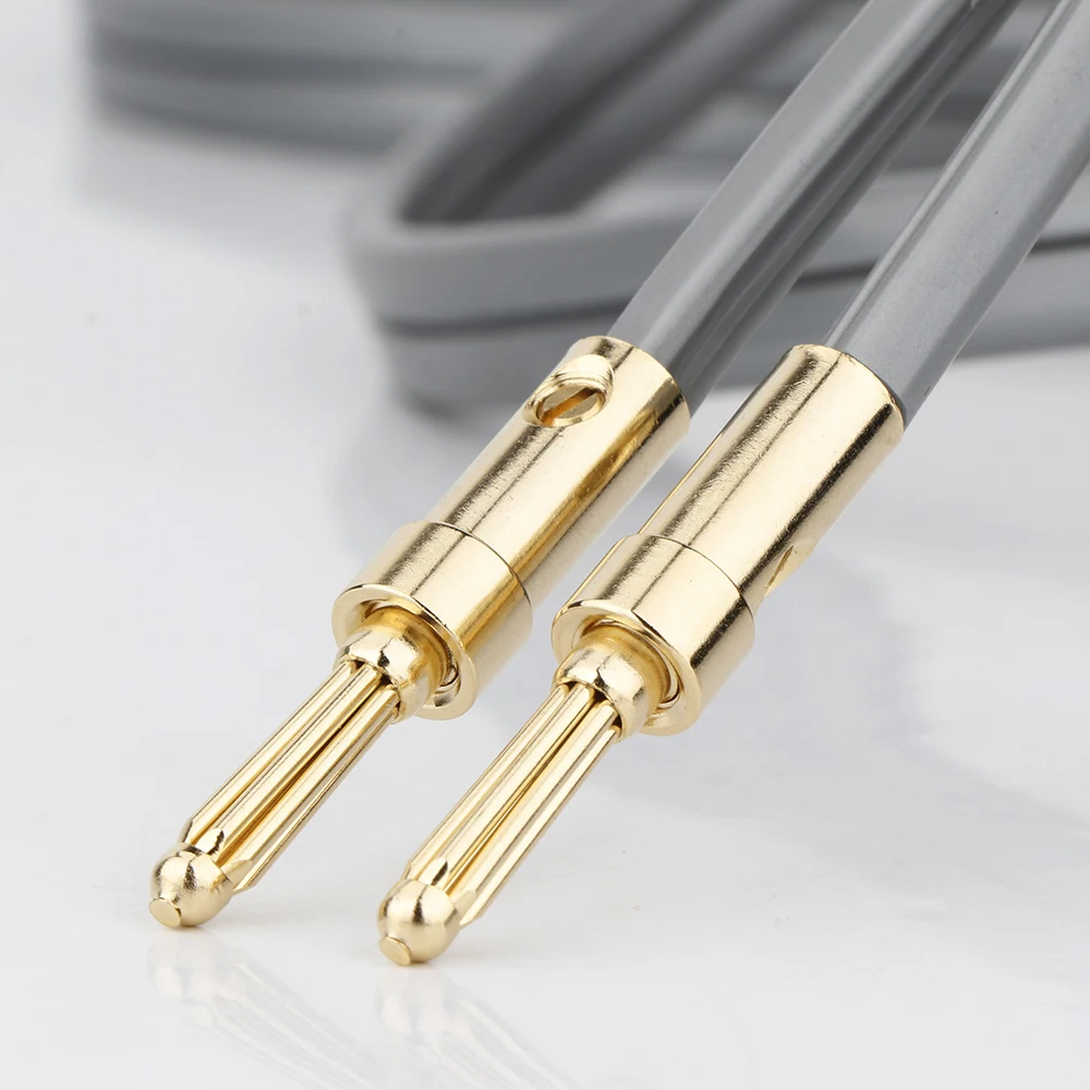 

BA1474 24K позолоченный Банановый штекер динамик кабель Банановый штекер