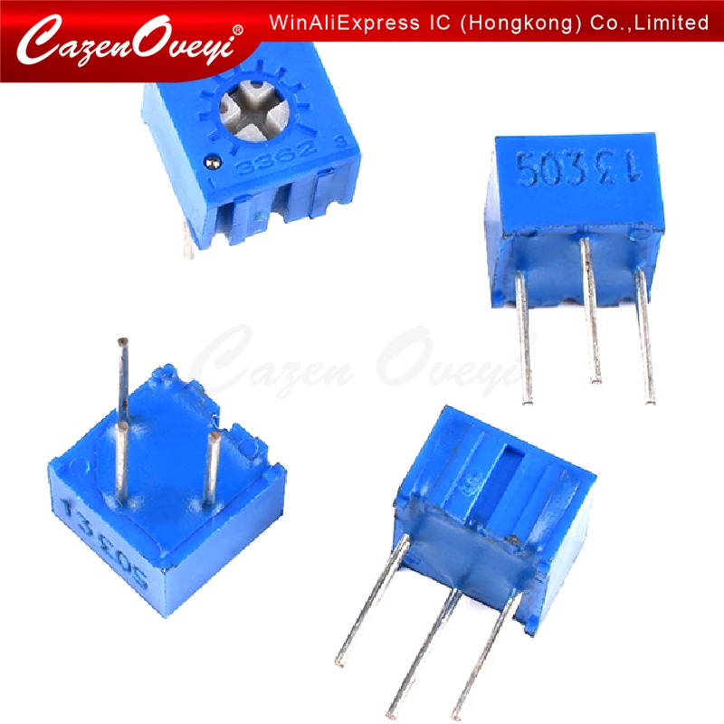 10 шт. 3362P 101201501102202502103203503104204504105 Потенциометр Trimpo Trimmer 3362 500R 1K 2K 5K 10K 20K 50K 100K |