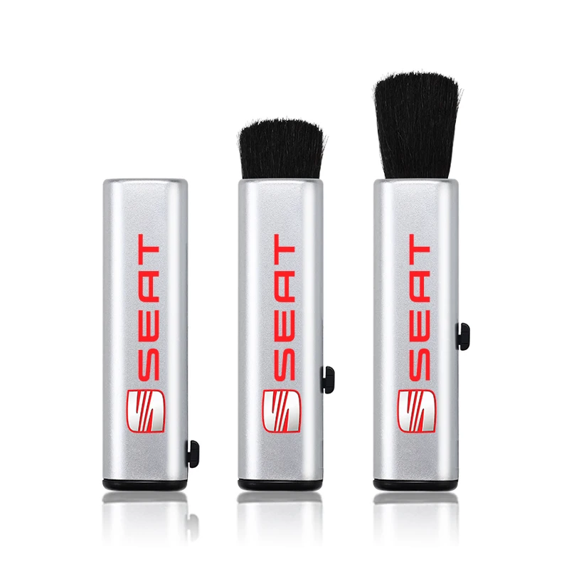 1 шт. Автомобильная выдвижная щетка для чистки искусственная шерстяная мягкая Seat